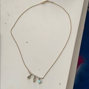 Necklace with three stones